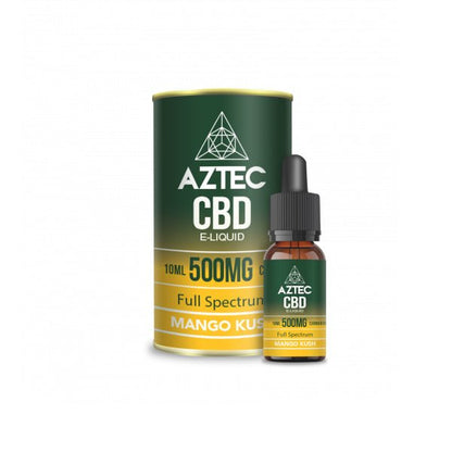 Aztec CBD 500mg CBD Vaping Liquid 10ml (50PG/50VG)CBD ProductsAztec CBDVaperr Shop