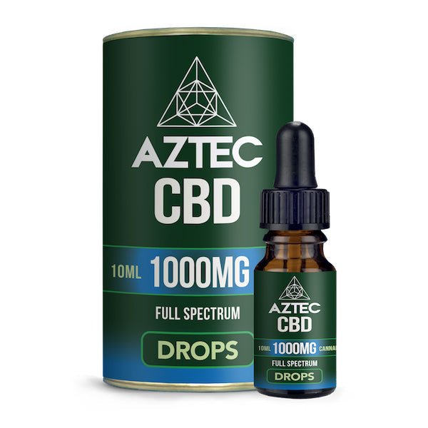 Aztec CBD Full Spectrum Hemp Oil 1000mg CBD 10mlCBD ProductsAztec CBDVaperr Shop