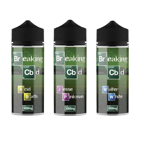 Breaking CBD 3000mg CBD E - Liquid 120ml (50VG/50PG)CBD ProductsBreaking CBDVaperr Shop