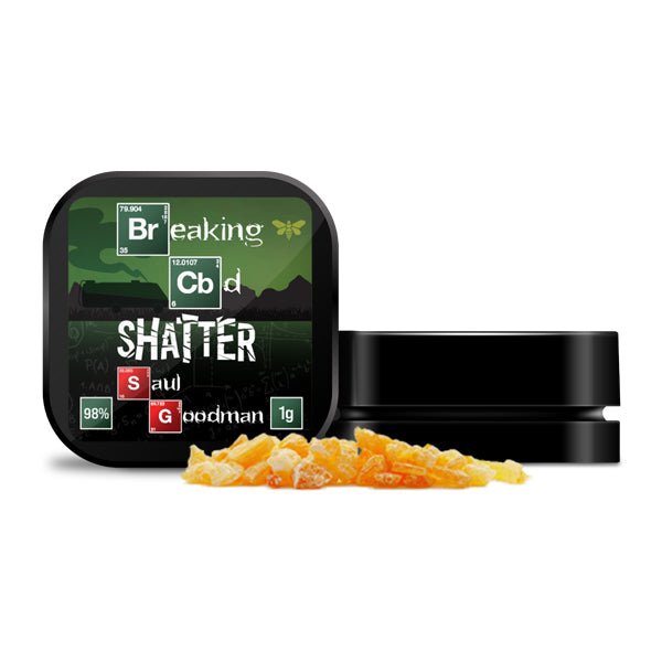 Breaking CBD 98% CBD Shatter - 1gCBD ProductsBreaking BadVaperr Shop
