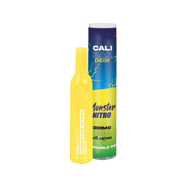 CALI BAR ENERGY with Caffeine Full Spectrum 300mg CBD Vape DisposableCBD ProductsThe Cali CBD CoVaperr Shop