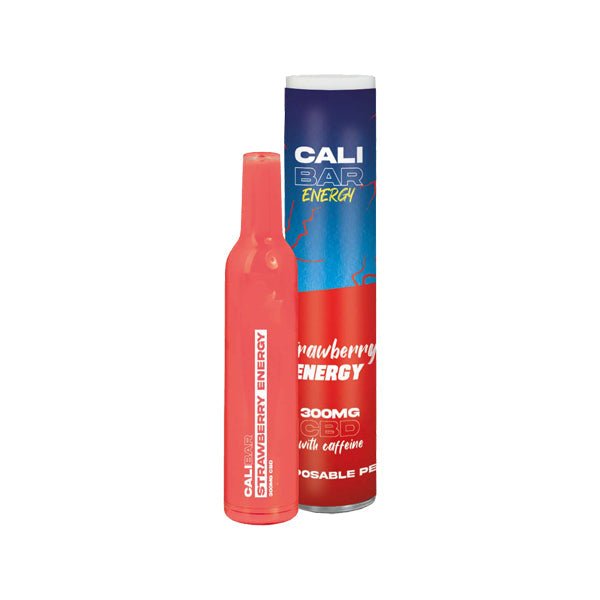 CALI BAR ENERGY with Caffeine Full Spectrum 300mg CBD Vape DisposableCBD ProductsThe Cali CBD CoVaperr Shop