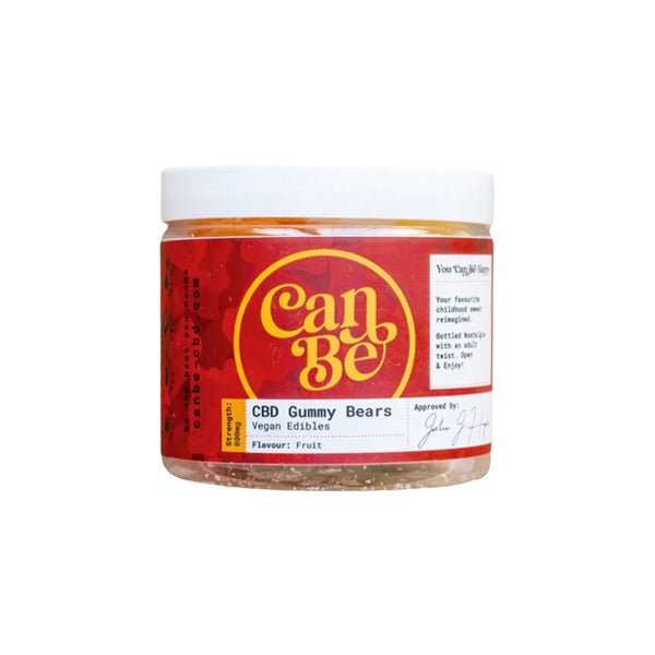 CanBe 800mg CBD Vegan Gummy Bears - 25 PiecesCBD ProductsCanBeVaperr Shop