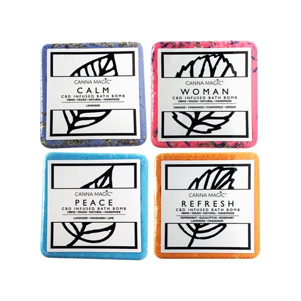 Canna Magic Handmade 100mg CBD Bath BombsCBD ProductsCanna MagicVaperrShop
