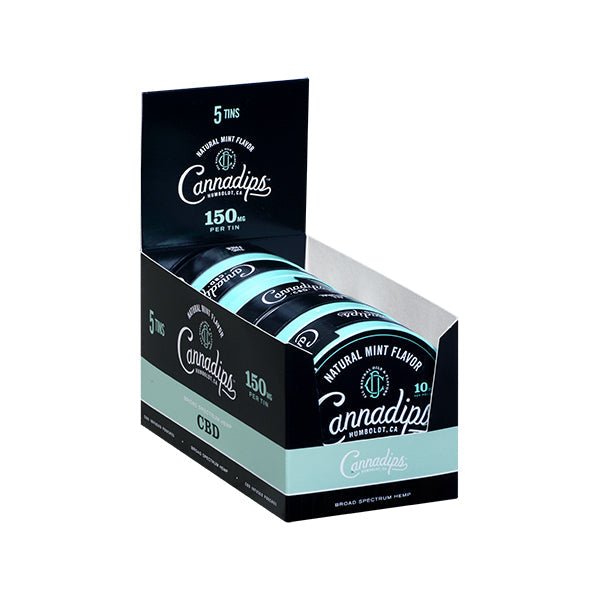 Cannadips 150mg CBD Snus Pouches - Natural MintCBD ProductsCannadipsVaperr Shop