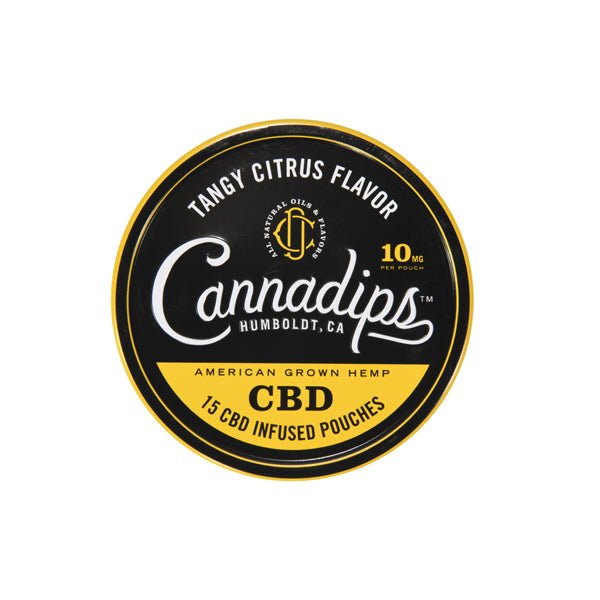 Cannadips 150mg CBD Snus Pouches - Tangy CitrusCBD ProductsCannadipsVaperr Shop