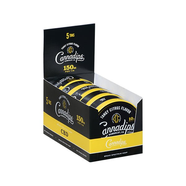 Cannadips 150mg CBD Snus Pouches - Tangy CitrusCBD ProductsCannadipsVaperr Shop