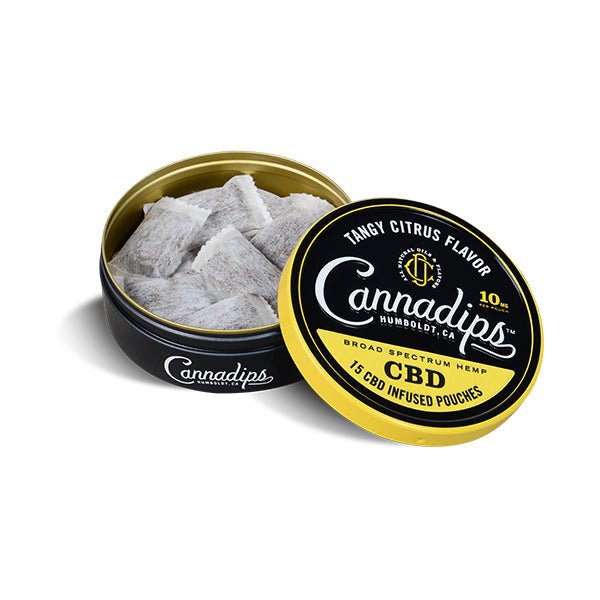 Cannadips 150mg CBD Snus Pouches - Tangy CitrusCBD ProductsCannadipsVaperr Shop