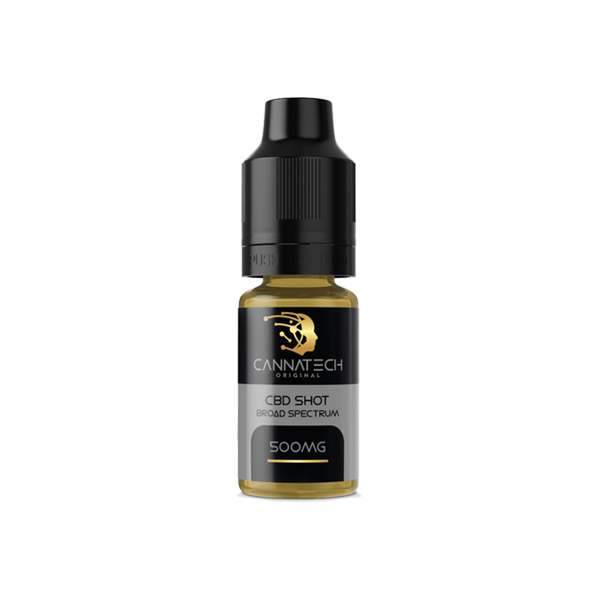 Cannatech 500mg Broad Spectrum CBD Shot 10ml (100PG)CBD ProductsCannatechVaperr Shop