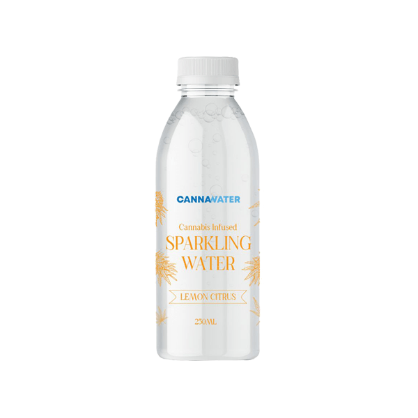 Cannawater Cannabis Infused Lemon Citrus Sparkling Water 250mlCBD ProductsCannawaterVaperr Shop