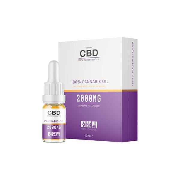 CBD by British Cannabis 2000mg CBD Cannabis Oil - 10mlCBD ProductsCBD By British CannabisVaperr Shop