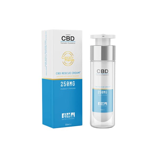 CBD by British Cannabis 250mg CBD Rescue Cream 50mlCBD ProductsCBD By British CannabisVaperr Shop