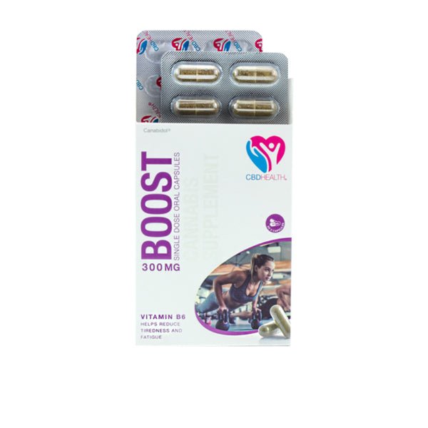 CBD by British Cannabis 300mg CBD Oral Capsules 30 Caps - BoostCBD ProductsCBD By British CannabisVaperr Shop
