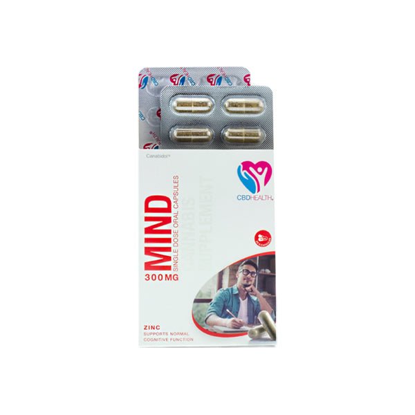 CBD by British Cannabis 300mg CBD Oral Capsules 30 Caps - MindCBD ProductsCBD By British CannabisVaperr Shop