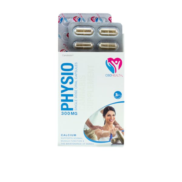 CBD by British Cannabis 300mg CBD Oral Capsules 30 Caps - PhysioCBD ProductsCBD By British CannabisVaperr Shop
