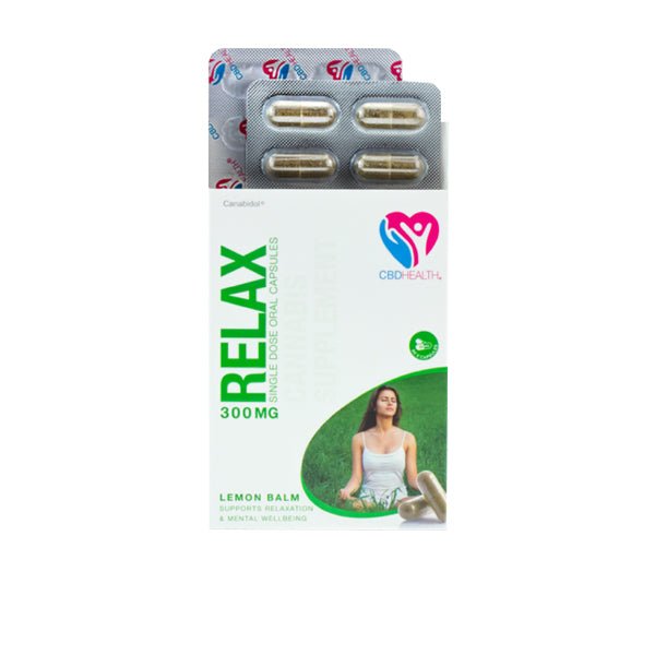 CBD by British Cannabis 300mg CBD Oral Capsules 30 Caps - RelaxCBD ProductsCBD By British CannabisVaperr Shop