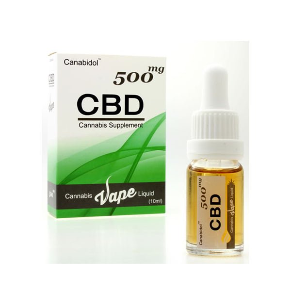 CBD by British Cannabis 500mg CBD Vape E - liquid 10mlCBD ProductsCBD By British CannabisVaperr Shop