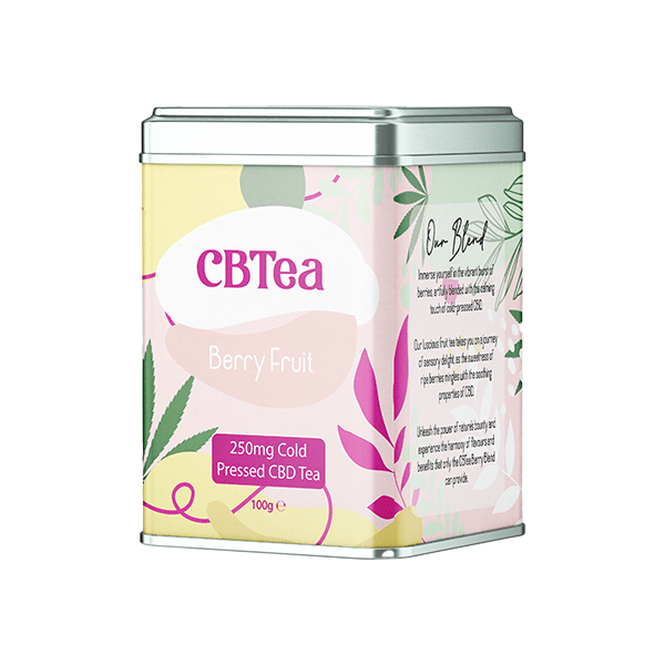 CBTea 250mg Cold Pressed Full Spectrum CBD Berry Fruit - 100gCBD ProductsCBTeaVaperr Shop