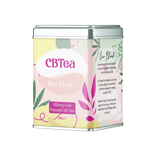 CBTea 500mg Cold Pressed Full Spectrum CBD Berry Fruit Tea - 200gCBD ProductsCBTeaVaperr Shop