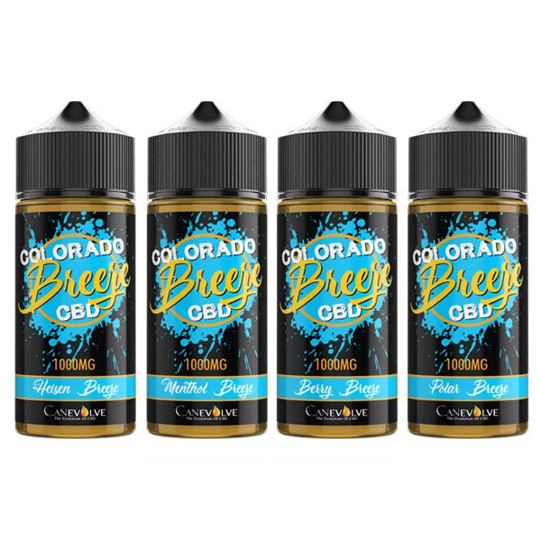 Colorado Breeze 1000mg CBD Vaping Liquid 100ml (50PG/50VG)CBD ProductsColoradoVaperr Shop
