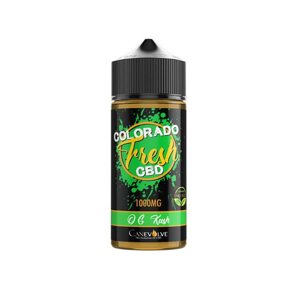Colorado Fresh 1000mg CBD Vaping Liquid 100ml (50PG/50VG)CBD ProductsColoradoVaperr Shop
