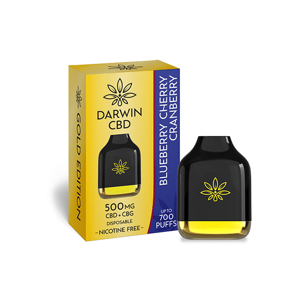 Darwin 500mg CBD + CBG Cube Disposable 700 PuffsCBD ProductsDarwinVaperr Shop