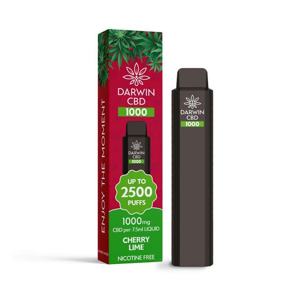 Darwin CBD 1000 Disposable Vape Device 2500 PuffsCBD ProductsDarwinVaperr Shop