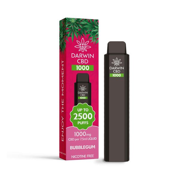 Darwin CBD 1000 Disposable Vape Device 2500 PuffsCBD ProductsDarwinVaperr Shop