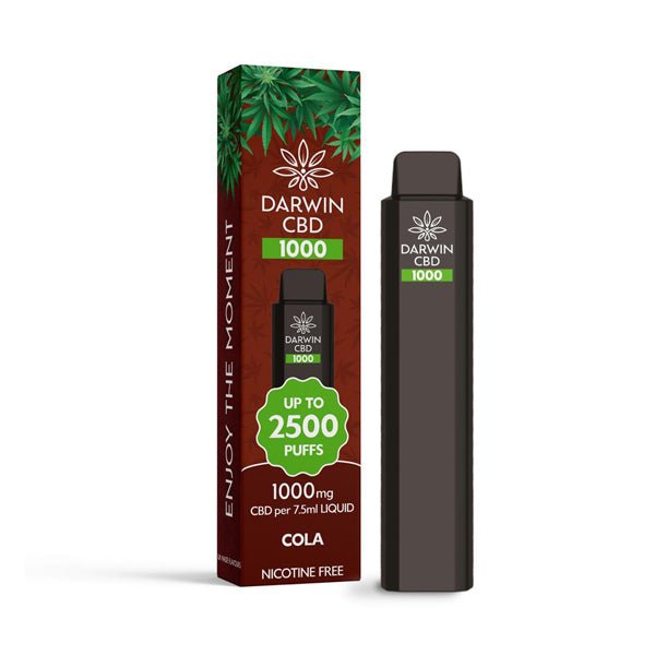 Darwin CBD 1000 Disposable Vape Device 2500 PuffsCBD ProductsDarwinVaperr Shop