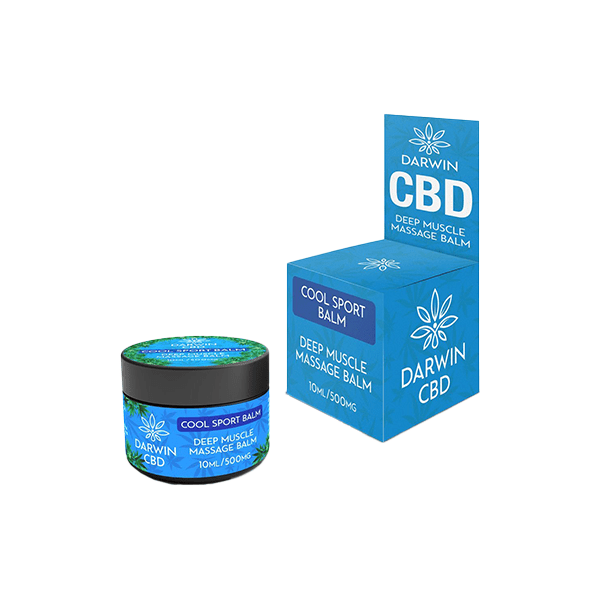 Darwin CBD 500mg Cool Sport Balm - 10mlCBD ProductsDarwinVaperr Shop