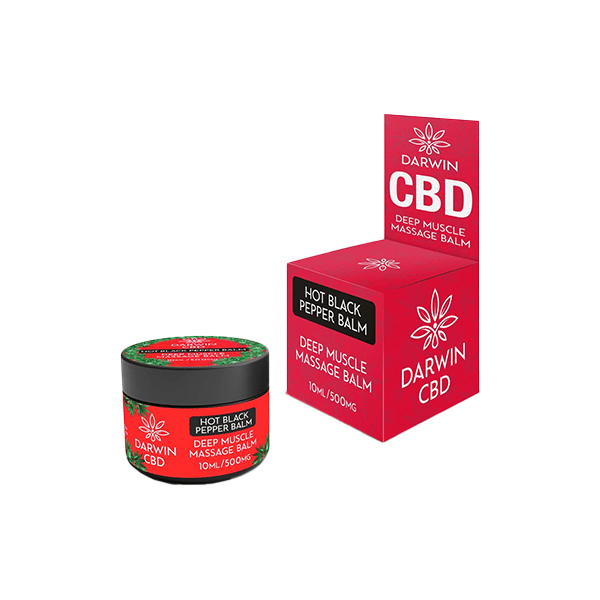 Darwin CBD 500mg Hot Black Pepper Balm - 10mlCBD ProductsDarwinVaperr Shop