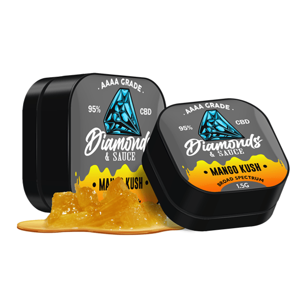 Diamonds & Sauce 95% Broad Spectrum CBD Distillate - 1.5gCBD ProductsDiamonds & SauceVaperr Shop