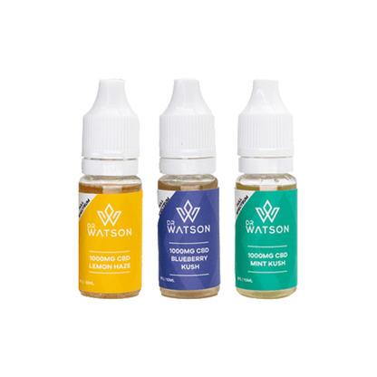 Dr Watson 1000mg Full Spectrum CBD E - liquid 10mlCBD ProductsDr WatsonVaperr Shop