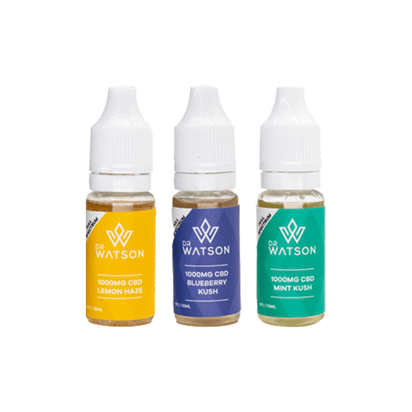 Dr Watson 1000mg Full Spectrum CBD E - liquid 10mlCBD ProductsDr WatsonVaperr Shop