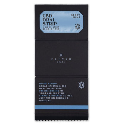 Elevar Leafs 125mg CBD Oral StripsCBD ProductsElevar LeafsVaperrShop