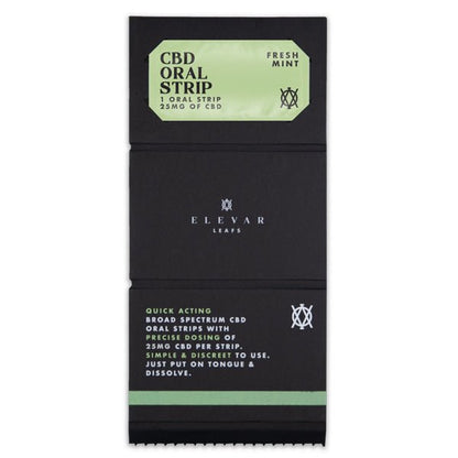Elevar Leafs 125mg CBD Oral StripsCBD ProductsElevar LeafsVaperrShop