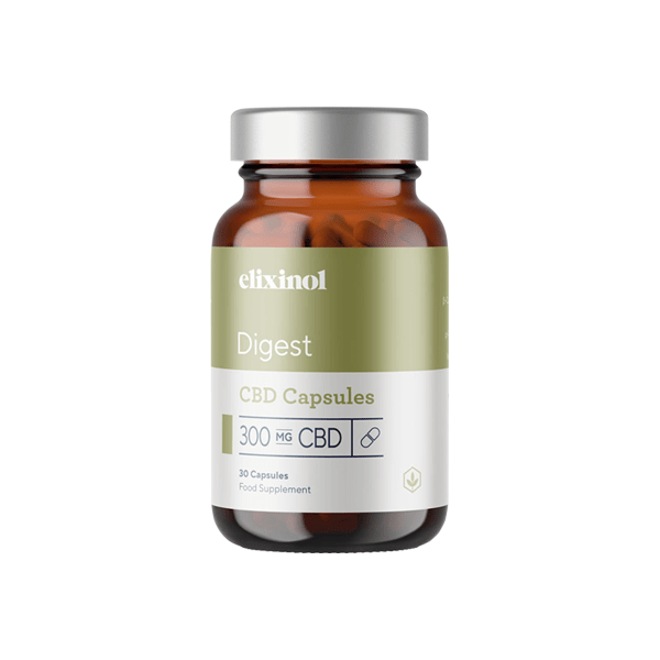 Elixinol 300mg CBD Digest Capsules - 30 CapsCBD ProductsElixinolVaperr Shop