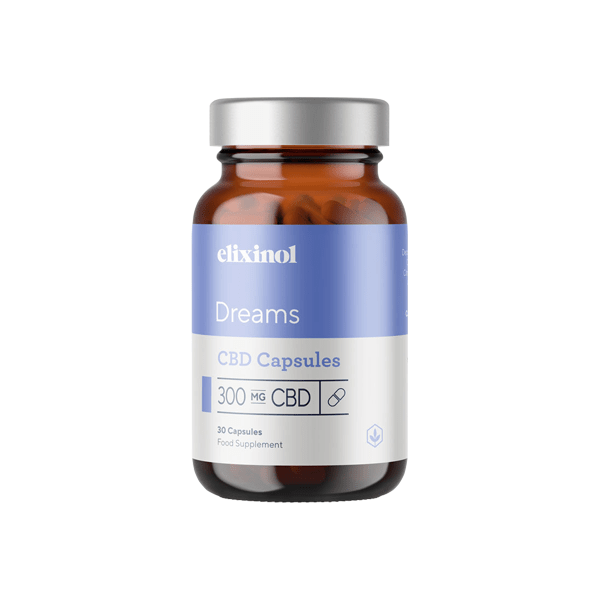 Elixinol 300mg CBD Dreams Capsules - 30 CapsCBD ProductsElixinolVaperr Shop