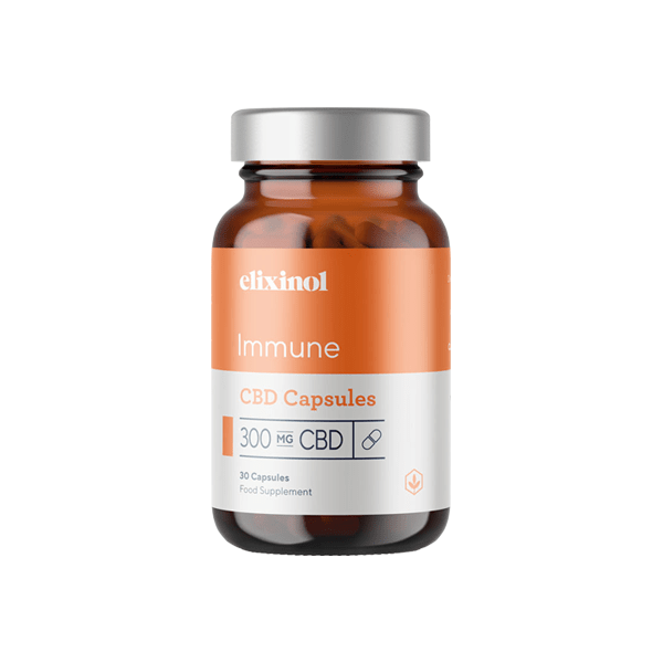 Elixinol 300mg CBD Immune Capsules - 30 CapsCBD ProductsElixinolVaperr Shop