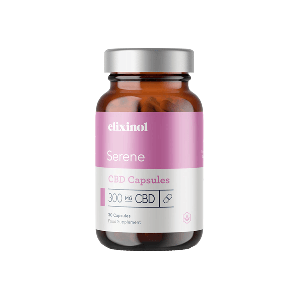 Elixinol 300mg CBD Serene Capsules - 30 CapsCBD ProductsElixinolVaperr Shop