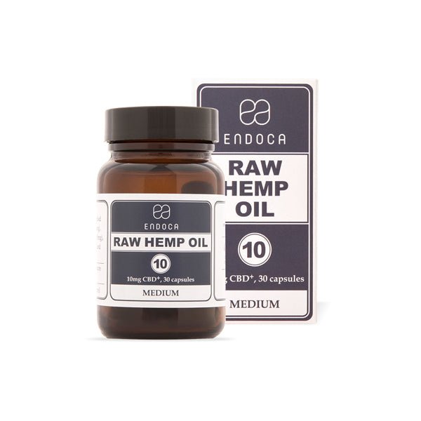 Endoca 300mg CBD+CBDa Capsules Raw Hemp Oil - 30 CapsCBD ProductsEndocaVaperr Shop