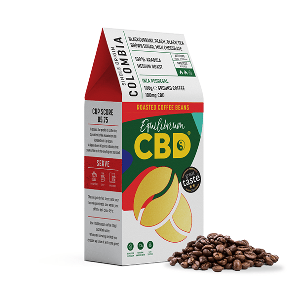 Equilibrium CBD 100mg Full Spectrum Whole Coffee Beans - 100gCBD ProductsEquilibrium CBDVaperrShop
