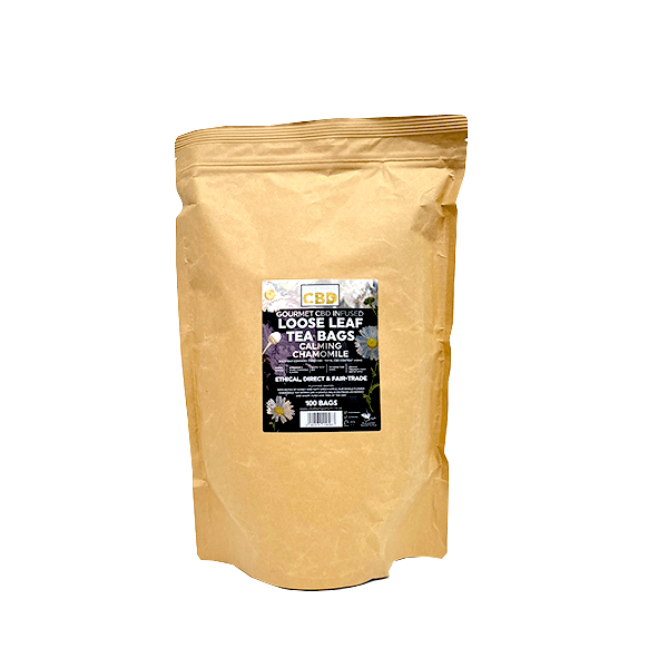 Equilibrium CBD 340mg Tea Chamomile Catering Pack - 100 Biodegradable Pyramid Tea BagsCBD ProductsEquilibrium CBDVaperr Shop