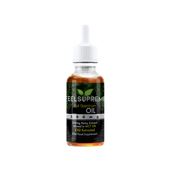 Feel Supreme 500mg Full Spectrum CBD In MCT Oil - 15mlCBD ProductsFeel SupremeVaperr Shop