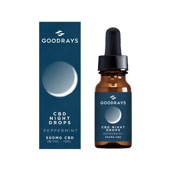 Goodrays 500mg CBD Peppermint Night Drops - 15mlCBD ProductsGoodraysVaperr Shop