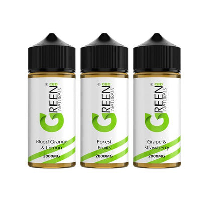 Green Naturals 2000mg CBD Vaping Liquid 100ml (50PG/50VG)CBD ProductsGreen NaturalsVaperr Shop