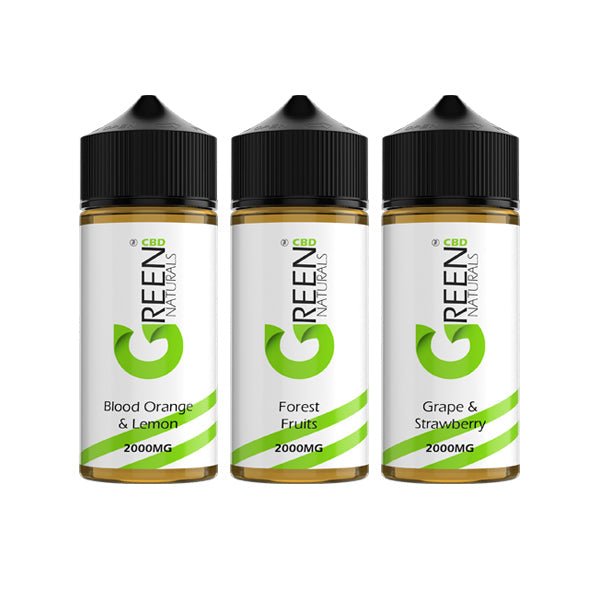 Green Naturals 2000mg CBD Vaping Liquid 100ml (50PG/50VG)CBD ProductsGreen NaturalsVaperr Shop