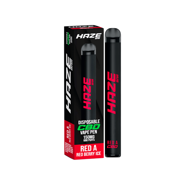 Haze Bar 150mg CBD Disposable Vape Device 600 PuffsCBD ProductsHazeVaperr Shop