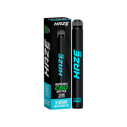 Haze Bar 150mg CBD Disposable Vape Device 600 PuffsCBD ProductsHazeVaperr Shop