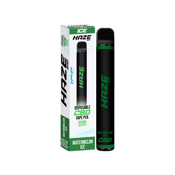 Haze Bar Ice 300mg CBD Disposable Vape Device 600 PuffsCBD ProductsHazeVaperr Shop